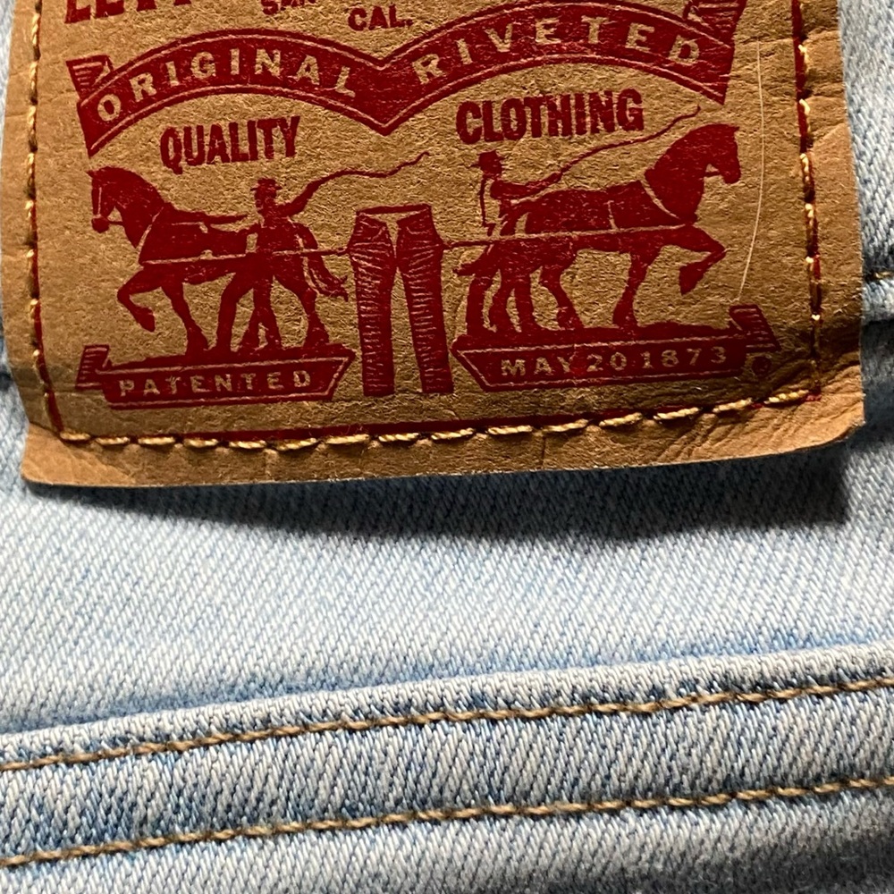 Levi's Light Blue Straight Leg Jeans